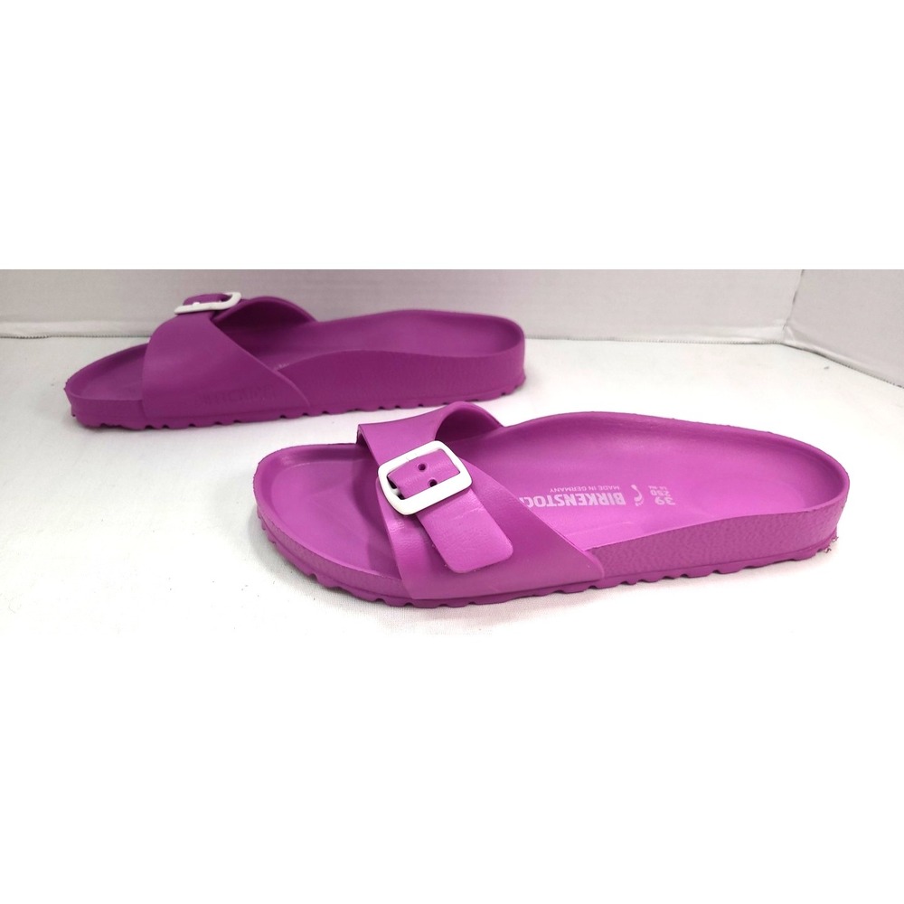 Birkenstock Sandals Madrid Essentials EVA Womens 39 US 8-8.5 Pink Slide Beach - Picture 5 of 10